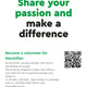 Share your passion and make a difference