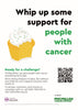 Whip up some support for people with cancer