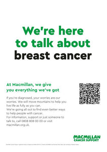 We're here to talk about breast cancer