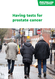 Having tests for prostate cancer