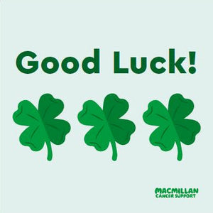 "Good Luck!" recognition card (Pack of 5)