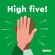 "High five!" recognition card (Pack of 5)