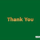 Gold foiled "Thank You" landscape recognition card (Pack of 5)