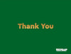 Gold foiled "Thank You" landscape recognition card (Pack of 5)