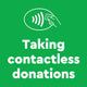 QR Contactless Donations Banner