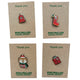 Assorted festive badges