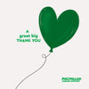 "A great big THANK YOU" recognition card (Pack of 5)