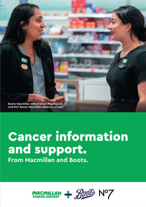 Boots and Macmillan partnership leaflet