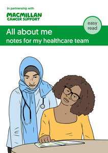 All about me – notes for my healthcare team