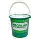 Refurbished collection bucket - dark green