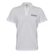 Loose white polo shirt