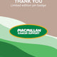 Oval Macmillan pin badge