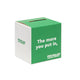 Cube collection box